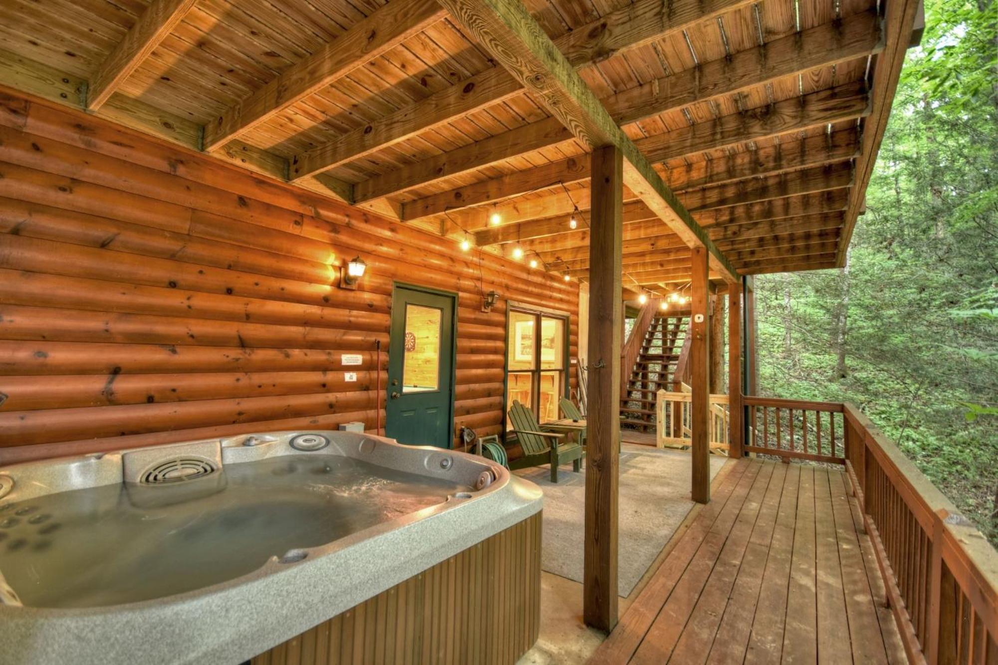 K6 Lodge Gather Around The Firepit Soak In The Hot Tub And Splash In The Creek Blue Ridge Zewnętrze zdjęcie